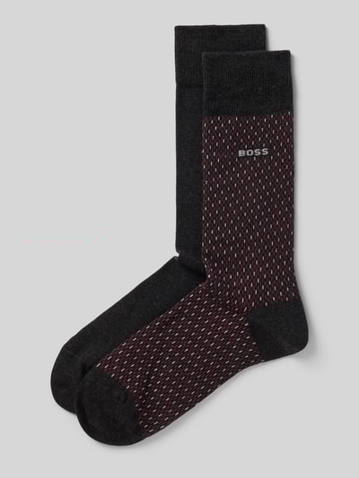 BOSS Socken mit Label-Detail im 2er-Pack Rot 1