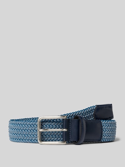 Lloyd Men's Belts Gevlochten riem in two-tone-stijl Marineblauw - 1