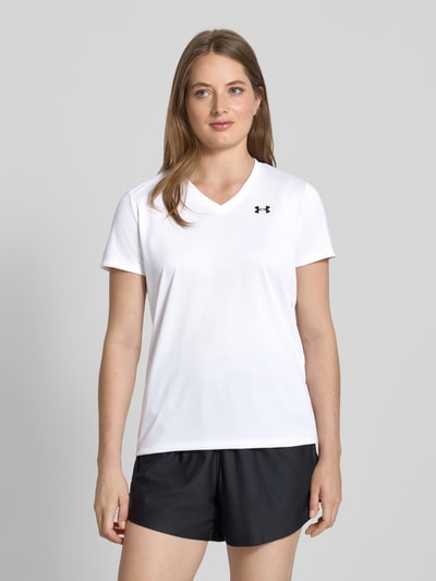 Under Armour T-shirt z nadrukiem z logo Biały 4