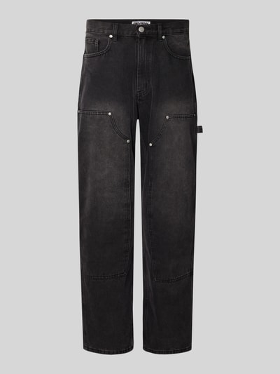 REVIEW Jeans met 5-pocketmodel Zwart - 2