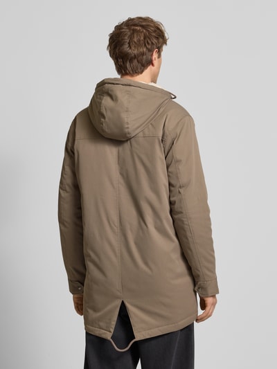 ONLY & SONS Regular Fit Parka mit Teddyfellbesatz in der Kapuze Modell 'ALEXANDER' Mittelbraun 5