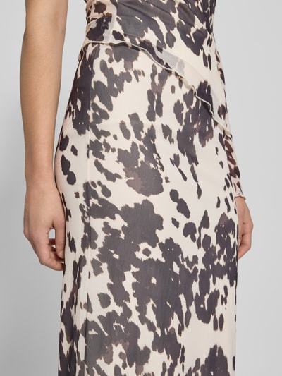 Gina Tricot Maxirock mit elastischem Bund Offwhite 3