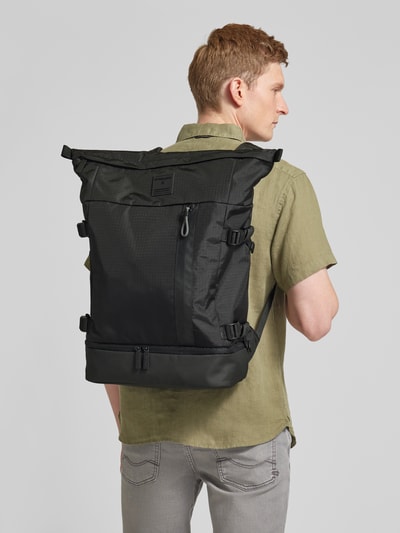 Strellson Rucksack mit Strukturmuster Modell 'sebastian' Black 1