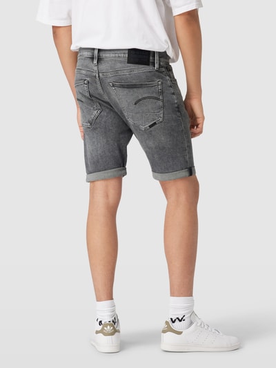 G-Star Raw Korte slim fit jeans in 5-pocketmodel Middengrijs - 5