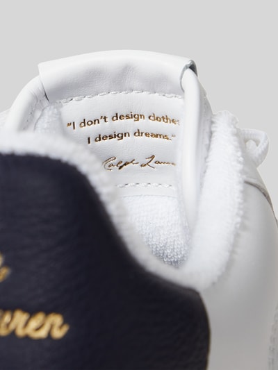 Polo Ralph Lauren sneakers van echt leer Wit - 5