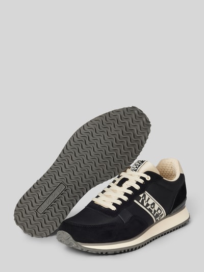 Napapijri Sneakers met labelpatches Zwart - 4