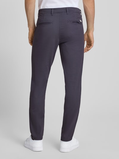 JACK & JONES Spodnie o kroju slim fit z kieszeniami z tyłu model 'MARCO' Granatowy 5