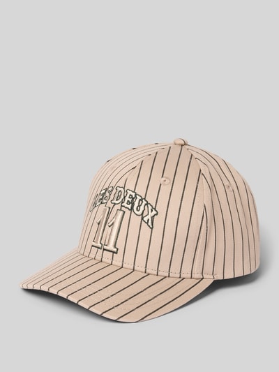 Les Deux Basecap mit Label-Detail Beige 1