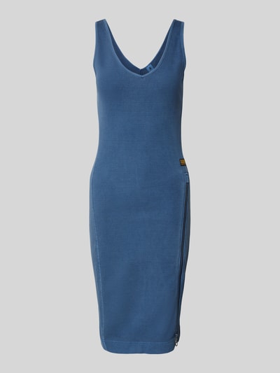 G-Star Raw Sukienka mini z fakturowanym wzorem Jeansowy niebieski 2