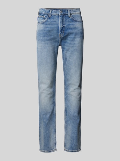 Hugo Blue Regular fit jeans in 5-pocketmodel, model 'Ash' Lichtblauw - 2