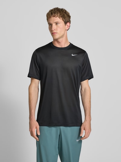 Nike Training T-shirt z nadrukiem logo i okrągłym dekoltem Czarny 4
