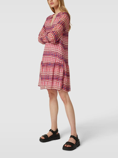 Esprit Collection Sukienka koszulowa z wzorem na całej powierzchni Różowy 1