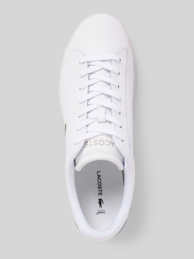 Lacoste Low Top Sneaker aus echtem Leder Modell 'CARNABY SET' Weiss 3