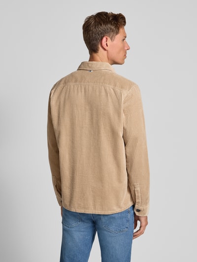 OLYMP Level Five Overhemdjack met knoopsluiting Zand - 5