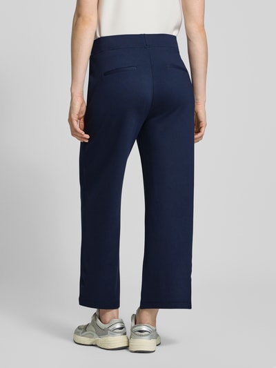 Milano Italy Spodnie materiałowe z wpuszczaną kieszenią Granatowy 5