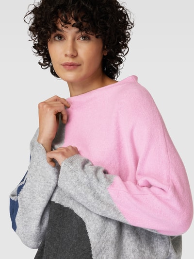 Tom Tailor Strickpullover mit U-Boo-Ausschnitt Rose 3