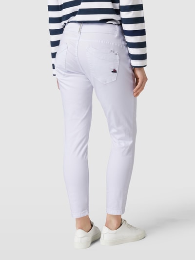 Buena Vista Spodnie o skróconym kroju slim fit model ‘Malibu’ Biały 5