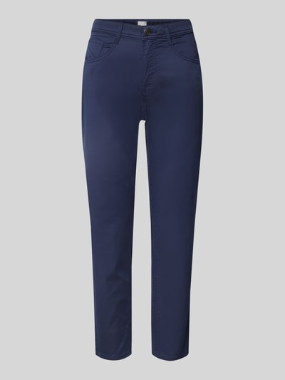 Brax Stoffen broek met verkorte pasvorm, model 'MARY' Marineblauw - 2