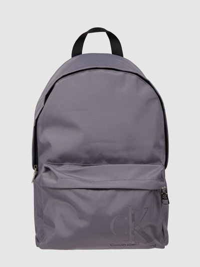 Calvin Klein Jeans Rucksack mit Logo Hellgrau 1