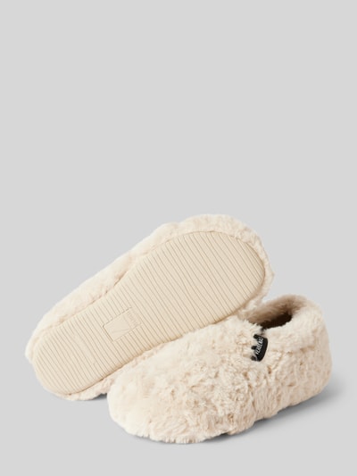 Verbenas Slippers met imitatiebont, model 'YALE DAMARA' Beige - 4