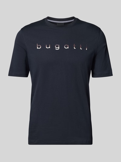 bugatti T-Shirt mit Rundhalsausschnitt Marine 2