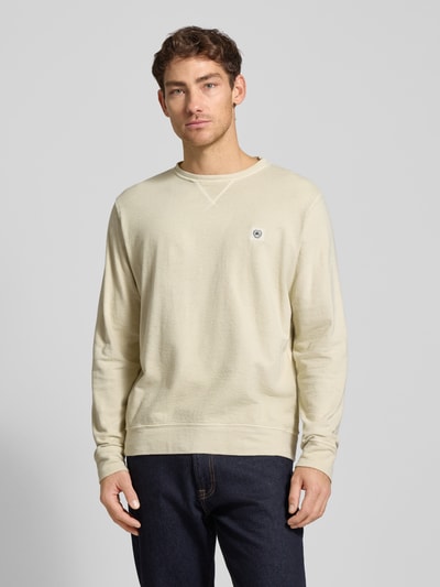 Lerros Sweatshirt mit Label-Details Sand 4