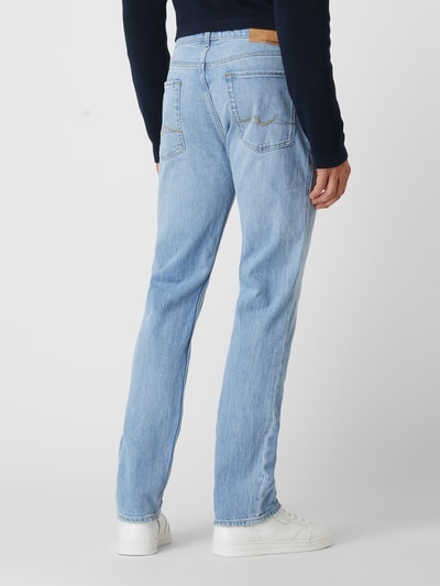 7 For All Mankind Straight Fit Jeans mit Stretch-Anteil  Hellblau 5