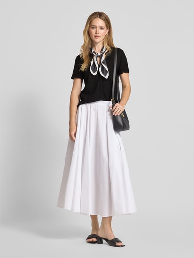 Vero Moda Regular fit tuniek van een mix van viscose en linnen, model 'MYMILO' Zwart - 1