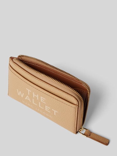 Marc Jacobs Portemonnaie mit Label-Print Camel 3