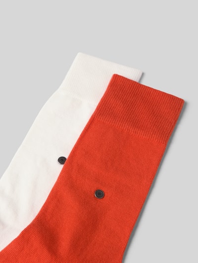 Burlington Socken mit Logo-Applikation im 2er-Pack Rot 2