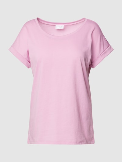 Vila T-Shirt mit Rundhalsausschnitt Modell 'DREAMERS PURE' Rose 2