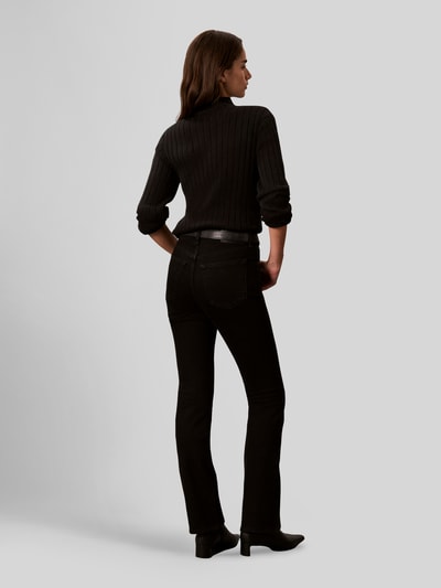 Calvin Klein Jeans skinny fit bootcut jeans van katoenmix Zwart - 5