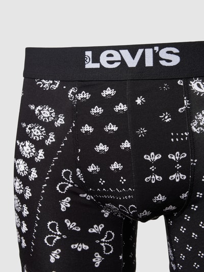 Levi's® Boxershort met label in band in een set van 2 stuks, model 'BANDANA' Zwart - 2