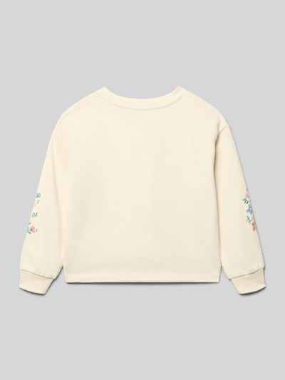 Blue Seven Sweatshirt met ribboorden Wit - 3