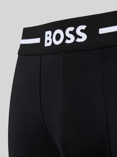 BOSS Obcisłe bokserki z mieszanki bawełny w zestawie 3 szt. Czarny 2