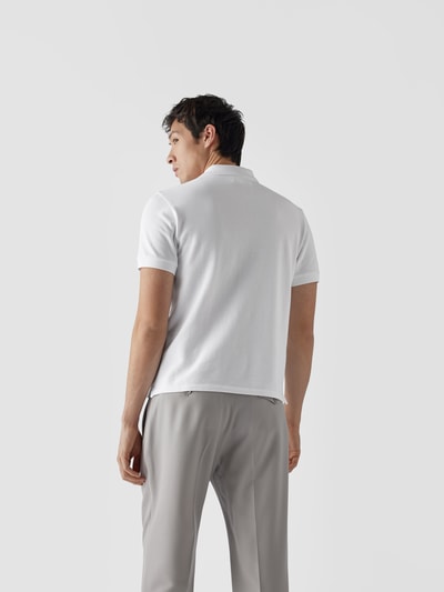 AMI PARIS Poloshirt mit Label-Stitching Weiß 5