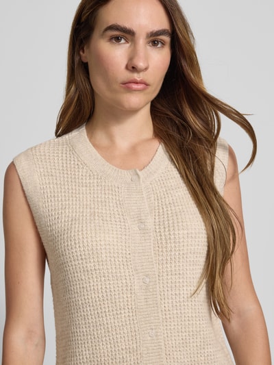 s.Oliver RED LABEL Regular fit spencer met alpaca Beige - 3