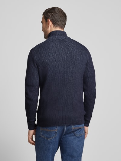 MCNEAL Gebreide pullover met schipperskraag Donkerblauw - 5