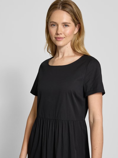 ROBE LÉGÈRE Knielange jurk in laagjeslook Zwart - 3