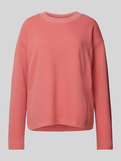 s.Oliver RED LABEL Relaxed Fit Sweatshirt mit gebrushter Oberfläche Rose 2