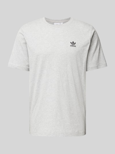 adidas Originals T-shirt met labelstitching Lichtgrijs - 2