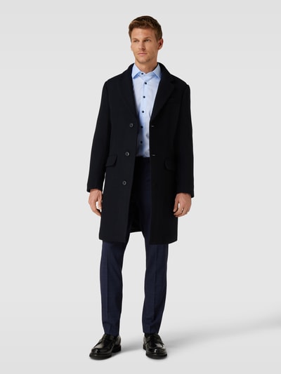 SELECTED HOMME Mantel im Double-Layer-Look Modell 'JOSEPH' Black 1