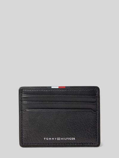 Tommy Hilfiger Kartenetui aus Rindleder Black 1