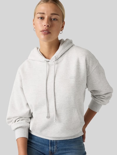 Levi's® Regular Fit Hoodie aus Baumwoll-Mix Hellgrau Melange 1