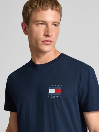 Tommy Jeans Regular fit T-shirt van puur katoen Marineblauw - 3