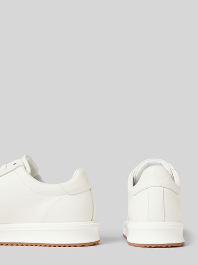 Lauren Ralph Lauren Ledersneaker mit Label-Stitching Modell 'AINSLEY' Weiss 2