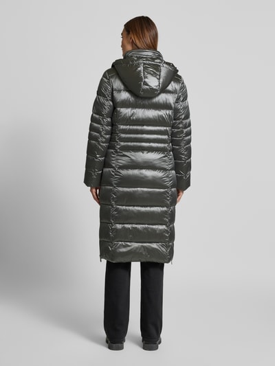 Frieda & Freddies Steppmantel mit Zweiwege-Reißverschluss Modell 'DALIA LONG' Dunkelgrau 5