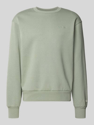 CHAMPION Sweatshirt met labelstitching Lindegroen - 2