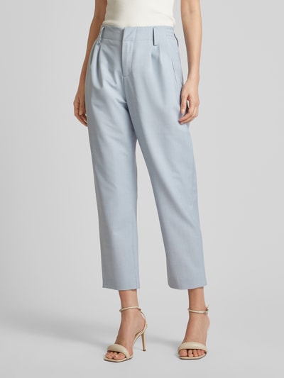 Drykorn Straight leg pantalon met bandplooien, model 'DISPATCH' Bleu gemêleerd - 4