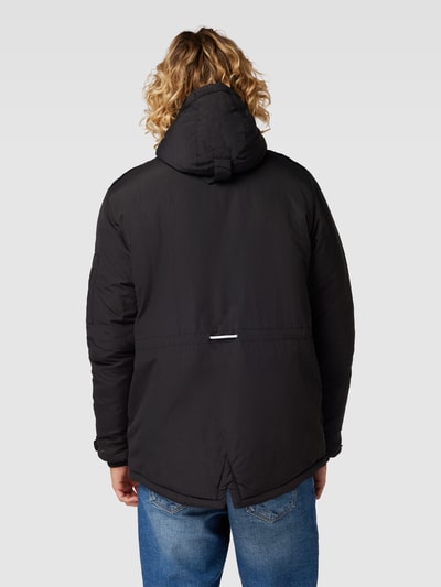 Ellesse Gewatteerd jack met labelstitching, model 'BLIZ' Zwart - 5